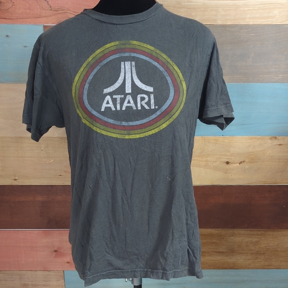 Atari Gray Graphic T-Shirt for Men